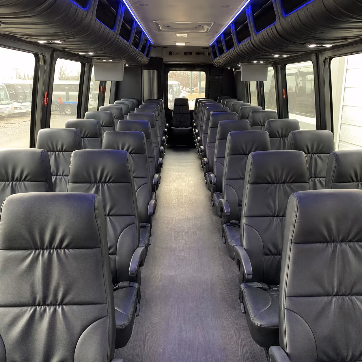 college station easy corporate transportation with a college station charter bus