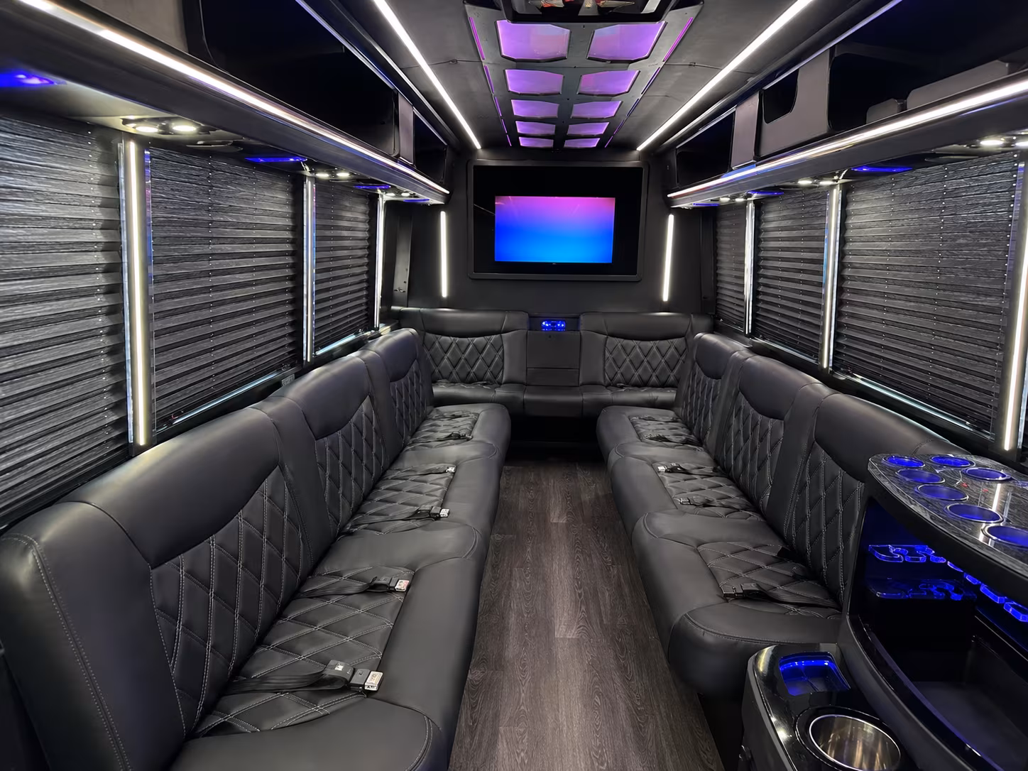 find temple night on town party bus rental