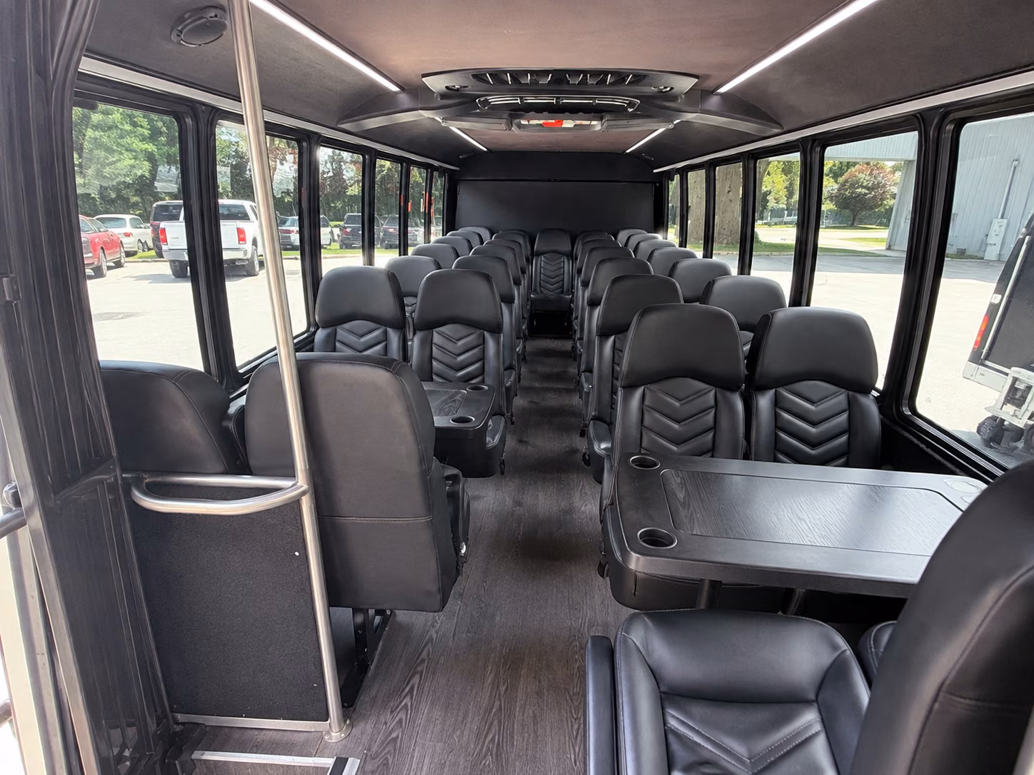 minibuses for senior ministry and midweek service runs in temple