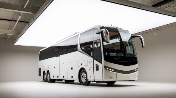 50 passenger charter bus temple