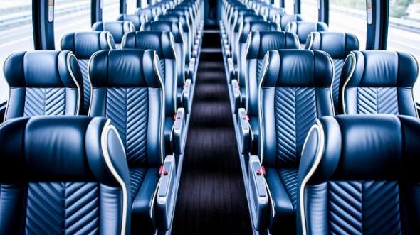 55 passenger charter bus rental temple