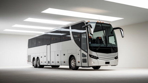 55 passenger charter bus temple