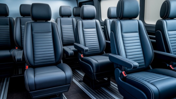sprinter van with driver inside bryan