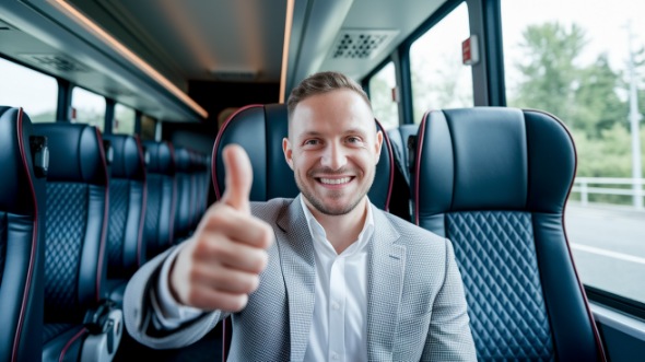 temple corporate bus rental